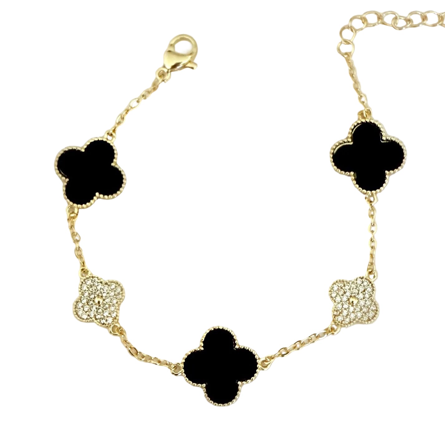 Melis big clover bracelet