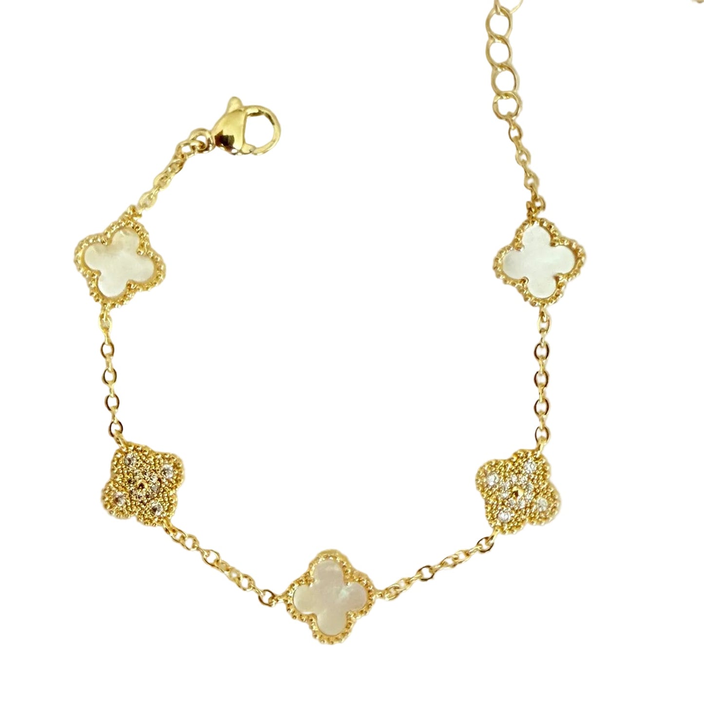 Melis mini clover bracelet