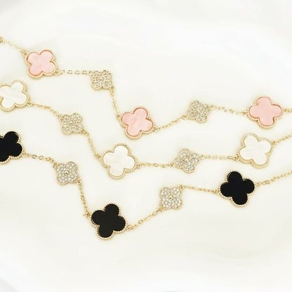 Melis big clover bracelet