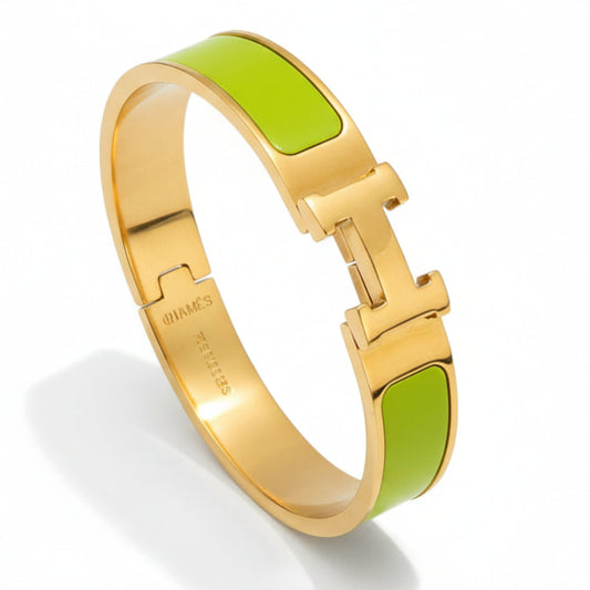 Zena bangle olive green